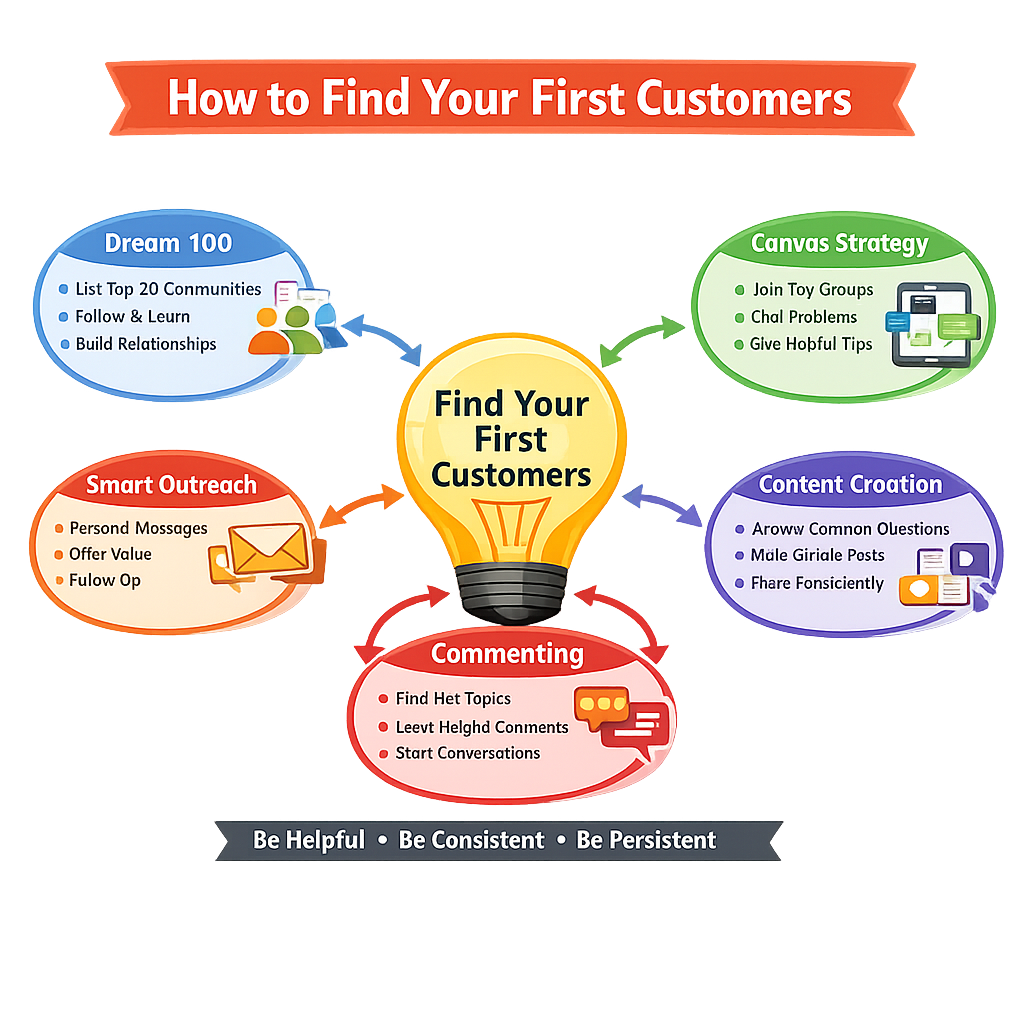 How to Find Your First Customers